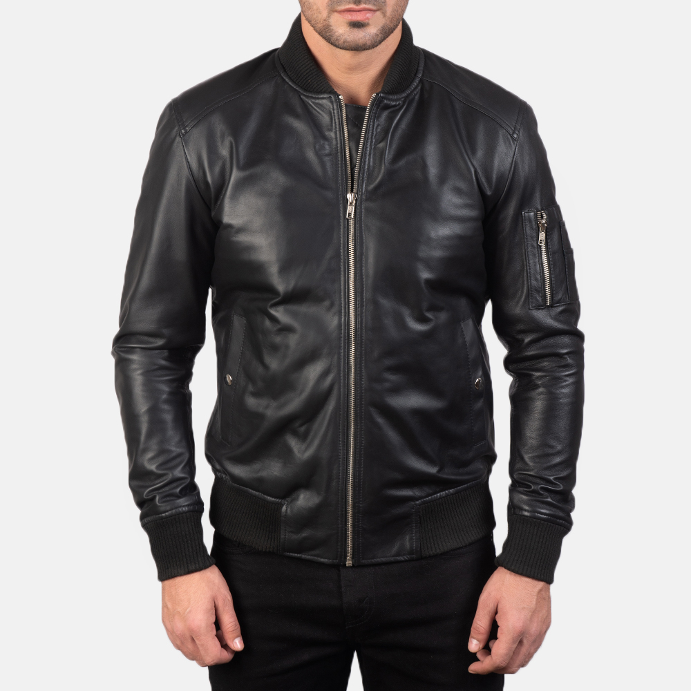 men leather jacket